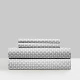 Chic Home Rylie Sheet Set Super Soft Geometric Polka Dot Pattern Print Design - Includes 1 Flat, 1 Fitted Sheet, and 2 Pillowcases - 4 Piece - King 108x102"