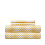 Chic Home Rylie Sheet Set Super Soft Geometric Polka Dot Pattern Print Design - Includes 1 Flat, 1 Fitted Sheet, and 2 Pillowcases - 4 Piece - King 108x102"