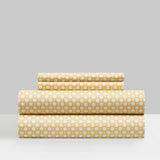Chic Home Rylie Sheet Set Super Soft Geometric Polka Dot Pattern Print Design - Includes 1 Flat, 1 Fitted Sheet, and 2 Pillowcases - 4 Piece - King 108x102"