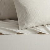 Chic Home Denise Sheet Set Super Soft Graphic Herringbone Print Design - Includes 1 Flat, 1 Fitted Sheet, and 1 Pillowcase - 3 Piece - Twin 66x102"