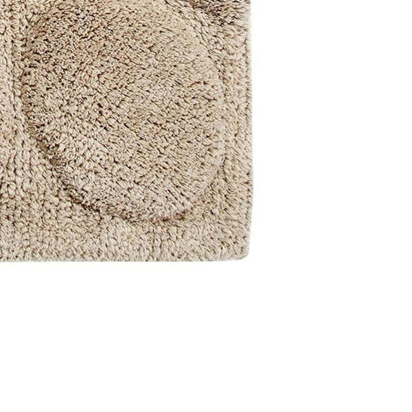 Luxurious Super Soft All Season Cotton Bath Rug 20" x 30" Stone by Castle Hill L