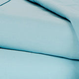 Castle Hill London 310 Thread Count Cotton Sateen Sheet Set Deep Pocket - Aqua