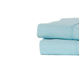 Castle Hill London 310 Thread Count Cotton Sateen Sheet Set Deep Pocket - Aqua