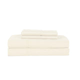 Castle Hill London 410 Thread Count Cotton Sateen Sheet Set Deep Pocket - Ivory