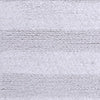 Knightsbridge Stylish And Comfortable All Season Traditional Wide Cut Design Cotton Bath Rug 17" X 24" White