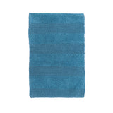 Knightsbridge Stylish And Comfortable All Season Traditional Wide Cut Design Cotton Bath Rug 24" X 40" Light Blue