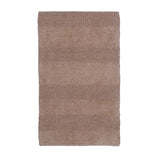 Knightsbridge Stylish And Comfortable All Season Traditional Wide Cut Design Cotton Bath Rug 24" X 40" White