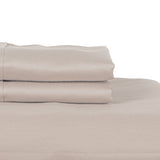 Castle Hill Premium Lightweight 440 Thread Count Cotton Sateen 4 Pieces Sheet Set Ivory