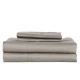 Castle Hill Premium Lightweight 330 Thread Count Cotton Sateen 4 Pieces Sheet Set Taupe