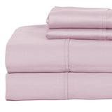 Castle Hill Premium Lightweight 330 Thread Count Cotton Sateen 4 Pieces Sheet Set Ash
