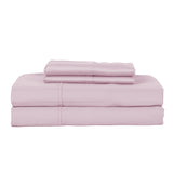 Castle Hill Premium Lightweight 330 Thread Count Cotton Sateen 4 Pieces Sheet Set Ash