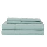 Castle Hill Premium Lightweight 330 Thread Count Cotton Sateen 4 Pieces Sheet Set Lavander