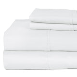 Castle Hill Premium Lightweight 330 Thread Count Cotton Sateen 4 Pieces Sheet Set Grey