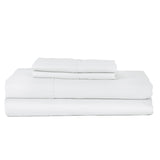 Castle Hill Premium Lightweight 330 Thread Count Cotton Sateen 4 Pieces Sheet Set Grey