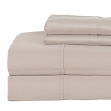 Castle Hill Premium Lightweight 330 Thread Count Cotton Sateen 4 Pieces Sheet Set Ash