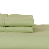 Castle Hill Premium Lightweight 330 Thread Count Cotton Sateen 4 Pieces Sheet Set Celedon