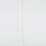 Castle Hill Premium Lightweight 330 Thread Count Cotton Sateen 4 Pieces Sheet Set White