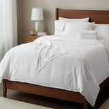 Castle Hill Premium Lightweight 440 Thread Count Cotton Sateen 4 Pieces Sheet Set Grey