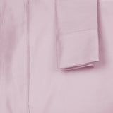 Castle Hill Premium Lightweight 440 Thread Count Cotton Sateen 4 Pieces Sheet Set Lavander