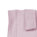 Castle Hill Premium Lightweight 440 Thread Count Cotton Sateen 4 Pieces Sheet Set Lavander