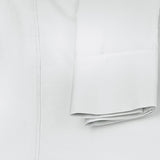 Castle Hill Premium Lightweight 440 Thread Count Cotton Sateen 4 Pieces Sheet Set White