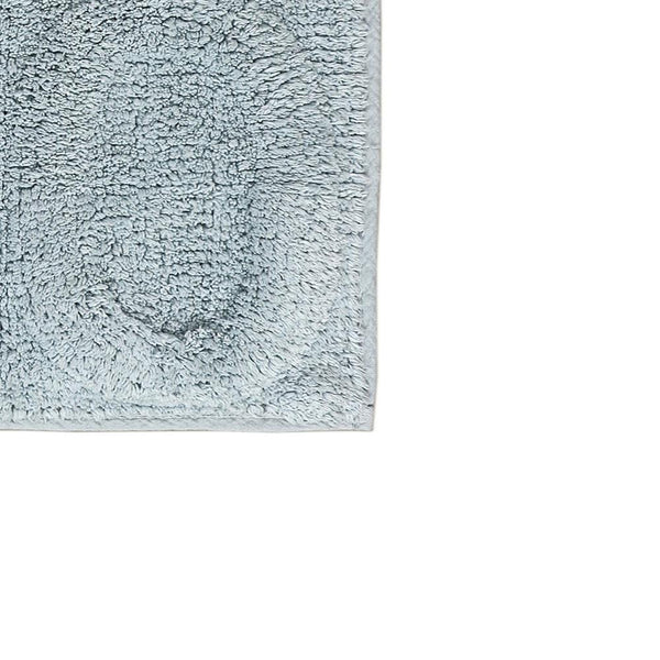 Super Soft Cotton Non-Skid Back Bath Rug 20" x 30" Light Blue by Castle Hill Lon