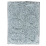 Super Soft Cotton Non-Skid Back Bath Rug 20" x 30" Light Blue by Castle Hill London