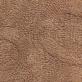 Super Soft Cotton Non Skid Back Sinking Bath Rug 20" x 30" Natural by Castle Hill