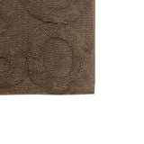 Super Soft Cotton Non-Skid Back Bath Rug 21" x 34" Stone by Castle Hill London