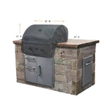 Summerset Shield 26" Build-in Grill Cover Ultimate Protection for Your Outdoor Furniture Gold