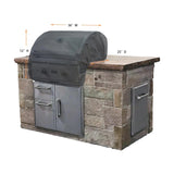 Summerset Shield 26" Build-in Grill Cover Ultimate Protection for Your Outdoor Furniture Gold