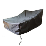 Summerset Shield Gold 2-Layer Polyester Outdoor Chaise Lounge Wide Cover - 73x18", Charcoal Grey