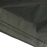 Summerset Shield Gold Accent 2-Layer Polyester Fabric Outdoor Table Square Cover - Charcoal Grey