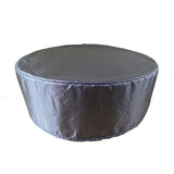 Summerset Shield Gold 2-Layer Polyester Fabric Outdoor Dining Set Round Cover - Charcoal Grey