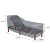 Summerset Shield Chaise Lounge Cover Ultimate Protection for Your Outdoor Furniture Large Mercury