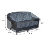 Summerset Shield Loveseat Glider Chair Cover Ultimate Protection for Your Outdoor Furniture Mercury