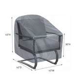 Summerset Shield Lounge Chair Chair Cover Ultimate Protection for Your Outdoor Furniture Mercury