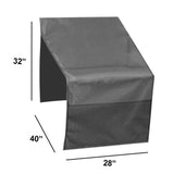 Summerset Shield Modular Cover Ultimate Protection for Your Outdoor Furniture Armless 28" x 40" x 32" Mercury