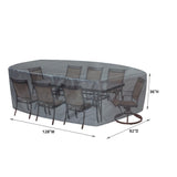 Summerset Shield Oval/Rectangle Table Chair Cover Ultimate Protection for Your Outdoor Furniture Mercury