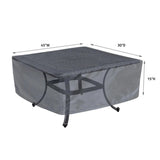 Summerset Shield Occasional Table Square/Round Cover Ultimate Protection for Your Outdoor Furniture Mercury