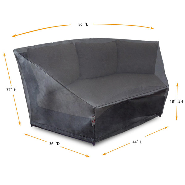 Summerset Shield Circular Wicker Sofa Cover Ultimate Protection for Your Outdoor