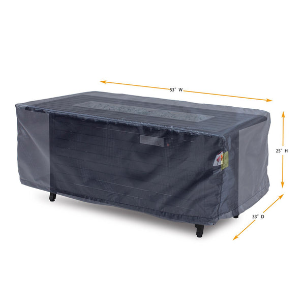 Summerset Shield Rectangle Fire Table Cover Ultimate Protection for Your Outdoor