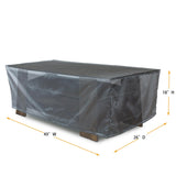 Summerset Shield Coffee Table Cover Ultimate Protection for Your Outdoor Furniture Mercury