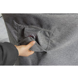 Summerset Shield Platinum 3-Layer Polyester Water Resistant Outdoor Fire Table Cover - Grey Melange