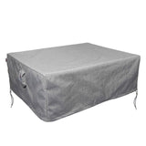 Summerset Shield Platinum 3-Layer Polyester Water Resistant Outdoor Fire Table Cover - Grey Melange