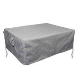 Summerset Shield Platinum 3-Layer Water Resistant Outdoor Coffee Table Cover - Grey Melange