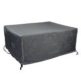 Summerset Shield Titanium 3-Layer Polyester Water Resistant Outdoor Dining Set Cover - Dark Grey
