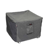 Summerset Shield Titanium 3-Layer UV Resistant Outdoor Accent Table Square Cover - Dark Grey