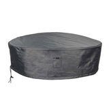 Summerset Shield Titanium 3-Layer Water Resistant Outdoor Dining Set Round Cover - Dark Grey
