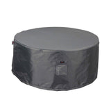 Summerset Shield Titanium 3-Layer Water Resistant Outdoor Dining Set Round Cover - Dark Grey